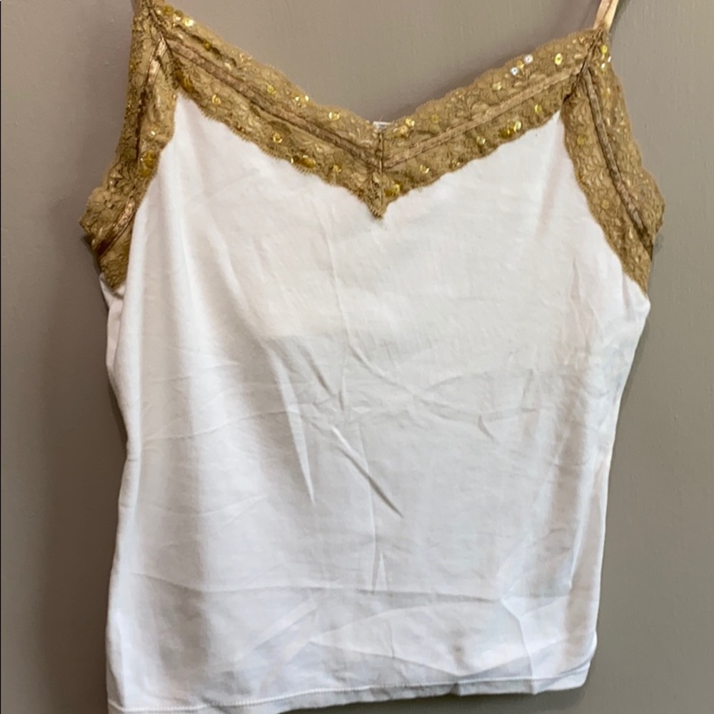 White crop top size large/juniors.
